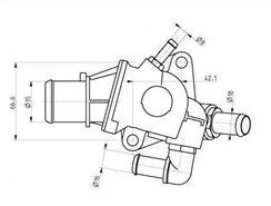 TERMOSTATO REFRIGGERANTE ALFA ROMEO 145-146-GTV
