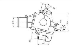 TERMOSTATO REFRIGGERANTE ALFA ROMEO 147-GT-GTV
