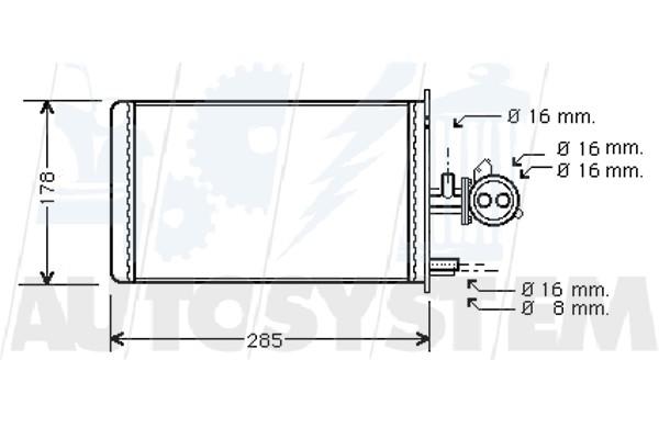 Radiatore di riscaldamento FIAT DUCATO