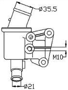 TERMOSTATO REFRIGGERANTE FIAT CROMA