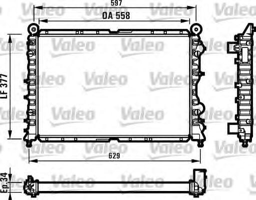 Radiatore Acqua Motore ALFA ROMEO 145-146-155