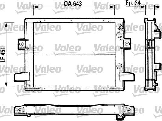 Radiatore Acqua Motore IVECO DAILY I SERIE