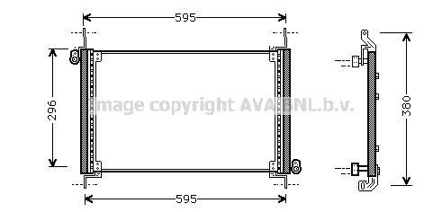 Condensatore/ Climatizzatore FIAT BRAVO/A- MAREA