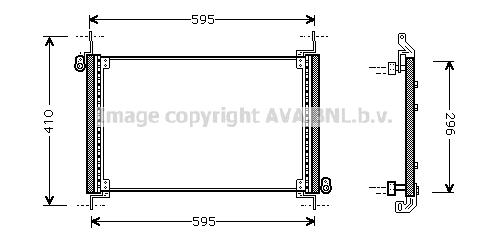 Condensatore/ Climatizzatore FIAT BRAVO-BRAVA- MAREA