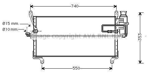 Condensatore/ Climatizzatore FIAT PUNTO Prima Serie 90