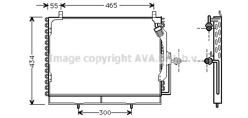 Condensatore/ Climatizzatore MERCEDES MERCEDES -W 124- 200E-230E