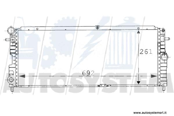 Radiatore Acqua Motore OPEL CORSA  A 1.5 TURBO DIESEL
