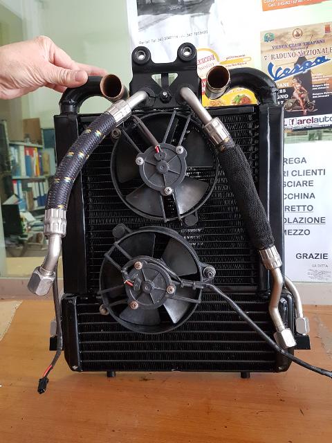 Radiatore moto Harley Davidson