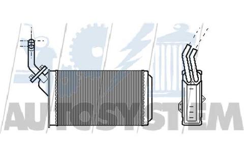 Radiatore di riscaldamento CITROEN AX