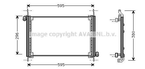 Condensatore/ Climatizzatore FIAT BRAVO/A- MAREA