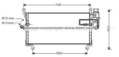 Condensatore/ Climatizzatore FIAT PUNTO Prima Serie 90