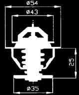 TERMOSTATO REFRIGGERANTE FIAT- IVECO 180.48 - 180.24