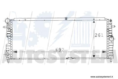Radiatore Acqua Motore OPEL CORSA  A 1.5 TURBO DIESEL