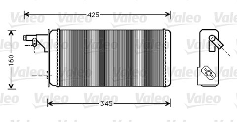 Radiatore di riscaldamento IVECO DAILY I SERIE