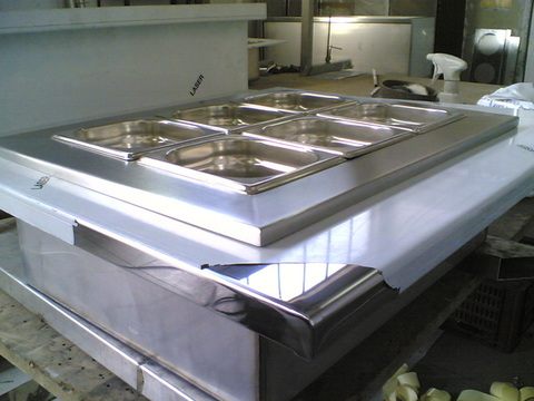 Top in acciao inox ETNAINOX