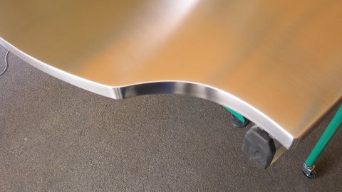 Top in acciao inox ETNAINOX