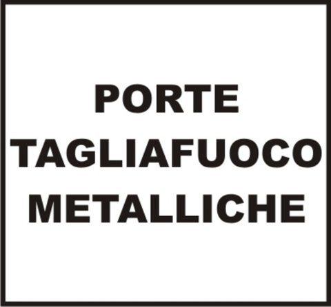 PORTE TAGLIAFUOCO METALLICHE