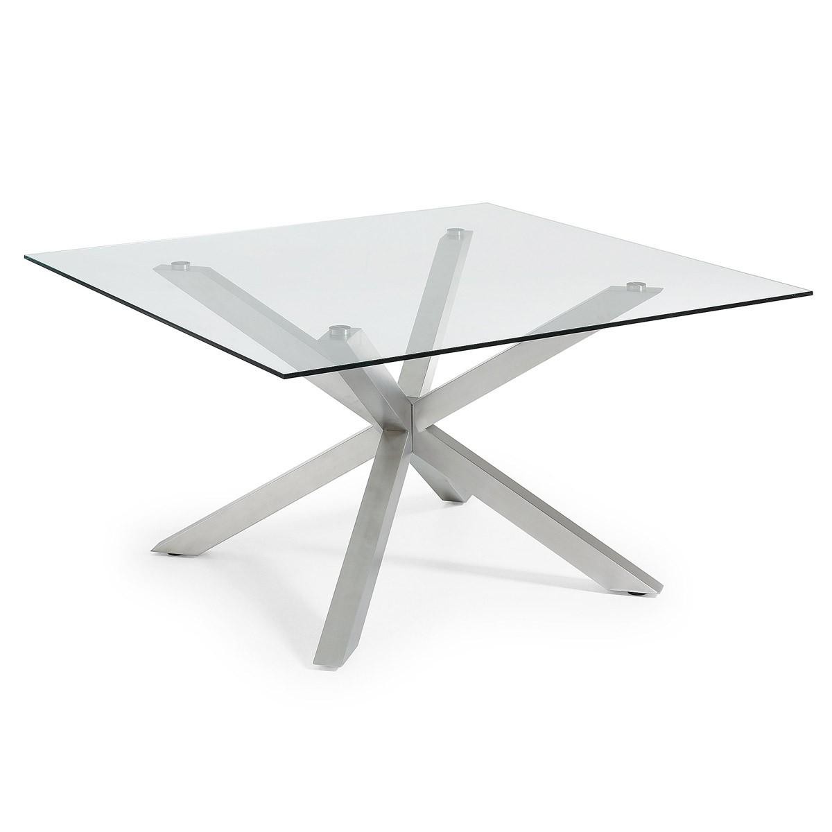 TAVOLO/CONSOLLE IN ACCIAIO INOX-TABLE STRUCTURE IN STAINLESS STEEL