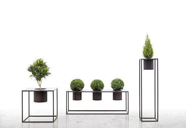 FIORIERA IN FERRO ZINCATO - PLANTER GALVANISED IRON