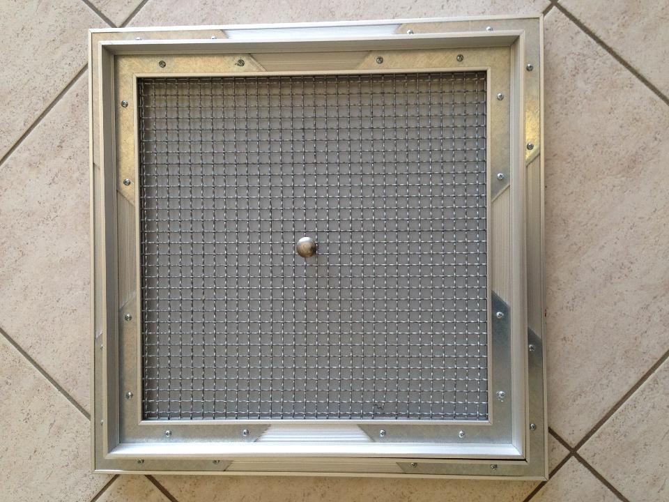 TAPPO/BOTOLA  DA PAVIMENTO DA PIASTRELLARE .FLOOR DOOR WAPT RECESSED COVER