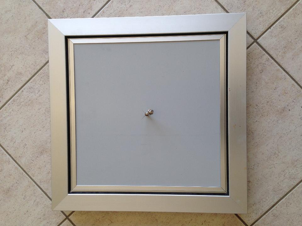 TAPPO/BOTOLA  DA PAVIMENTO DA PIASTRELLARE .FLOOR DOOR WAPT RECESSED COVER