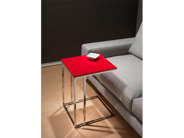 TAVOLO/CONSOLLE IN ACCIAIO INOX-TABLE STRUCTURE IN STAINLESS STEEL
