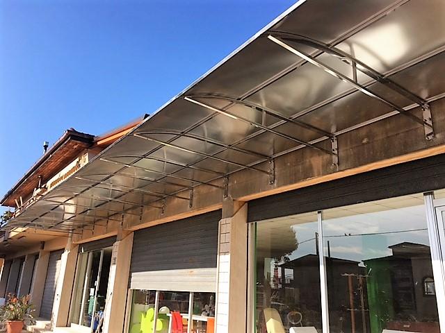 Pensiline in acciaio inox