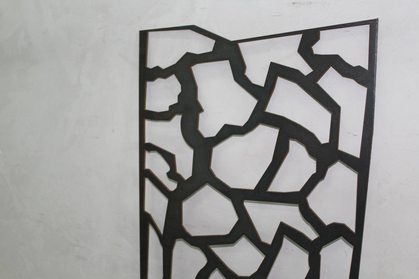 Divisori/Pannelli decorati in lamiera alluminio, corten e acciaio