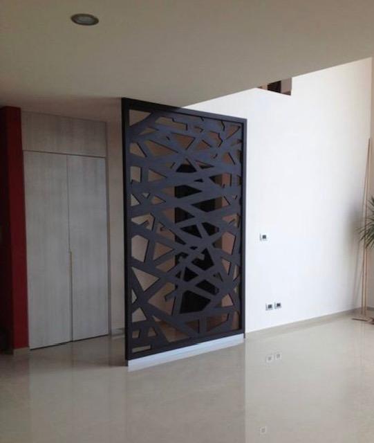 Divisori/Pannelli decorati in lamiera alluminio, corten e acciaio
