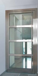 Porte d'ingresso in acciaio inox