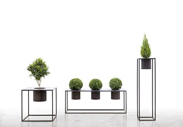 FIORIERA IN FERRO ZINCATO - PLANTER GALVANISED IRON