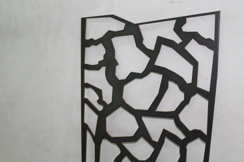Divisori/Pannelli decorati in lamiera alluminio, corten e acciaio