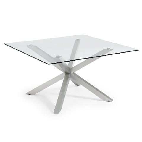 TAVOLO/CONSOLLE IN ACCIAIO INOX-TABLE STRUCTURE IN STAINLESS STEEL