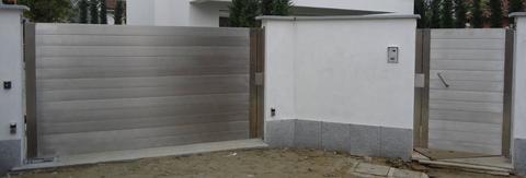 CANCELLO SCORREVOLE IN ACCIAIO INOX
