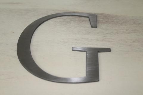 Lettera in acciaio inox lucido o satinato
