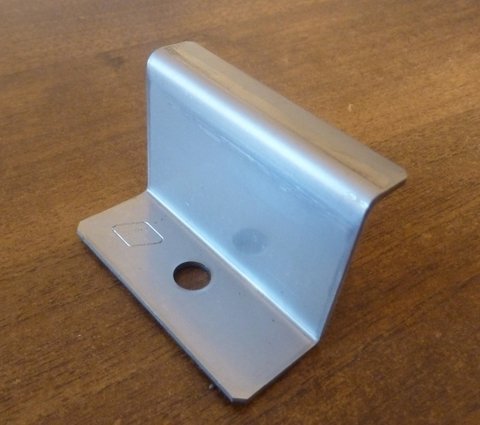 Staffe per Fissaggio Strutture fotovoltaico in lamiera zincata, lamiera acciaio inox.