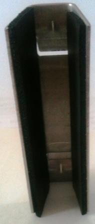 Staffe per Fissaggio Strutture fotovoltaico in lamiera zincata, lamiera acciaio inox.
