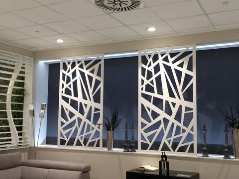 DIVISORIO IN ACCIAIO INOX - DIVIDING IN STAINLESS STEEL