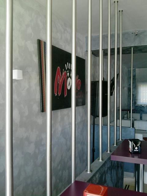 DIVISORIO IN ACCIAIO INOX - DIVIDING IN STAINLESS STEEL