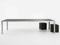 TAVOLO/CONSOLLE IN ACCIAIO INOX-TABLE STRUCTURE IN STAINLESS STEEL