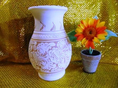 Vaso Ceramica H 30 Alba - Sconti per Fioristi e Aziende - in 3 modell