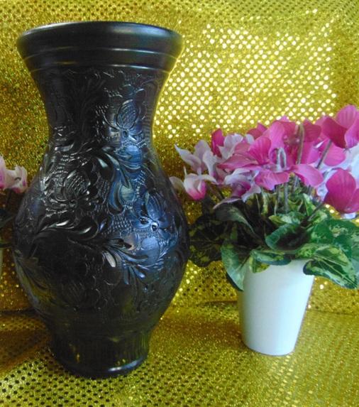Vaso Ceramica H 30  Neagro - Sconti per Fioristi e Aziende - 3 modelli