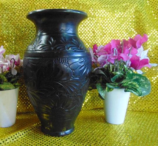 Vaso Ceramica H 30  Neagro - Sconti per Fioristi e Aziende - 3 modelli