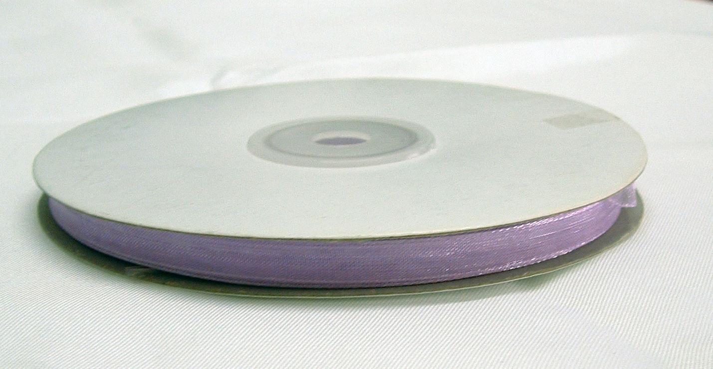 Nastro Organza H 6 mm.  - Sconti per Fioristi e Aziende - Rotolo mt. 50 tinta unita
