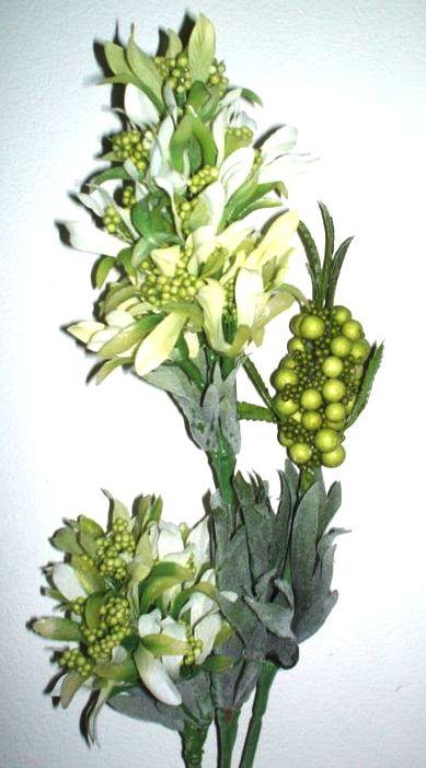 Scabiosa Wild x 3 in poliestere - Sconti per Fioristi e Aziende - Artificiale