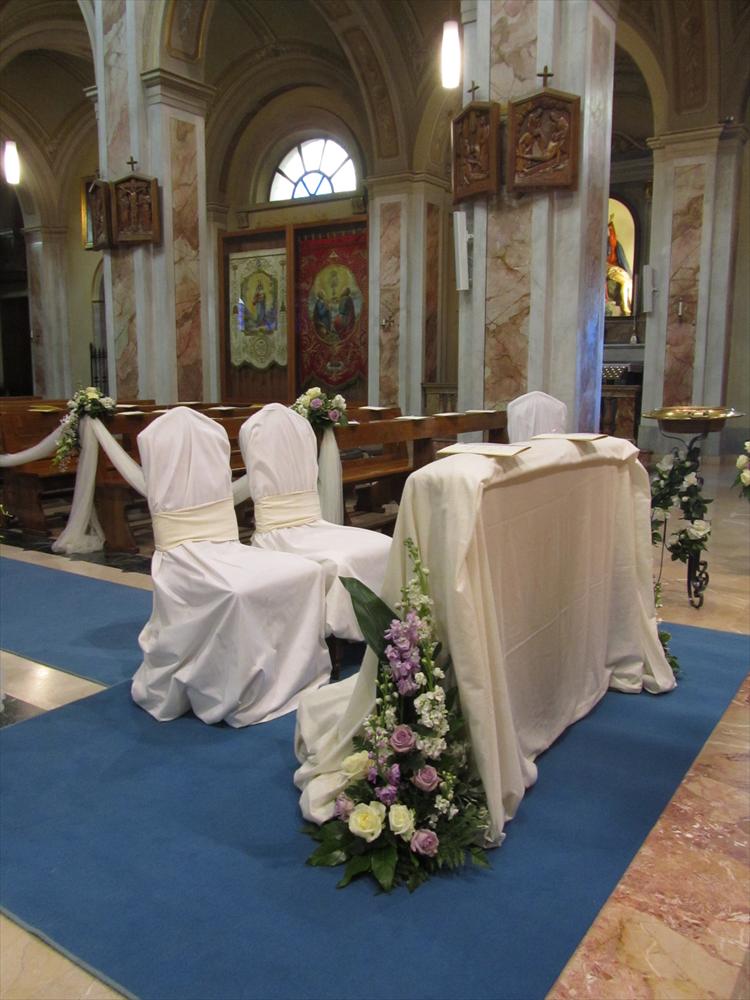 Complementi per Copri Inginocchiatoio  - in Velluto Bianco . - Sconti per Fioristi e Wedding