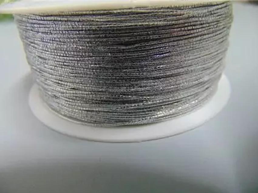 Nastro vergolina lurex mm.1 - Sconti per Fioristi e Aziende - Rotolo mt.100 oro e argento