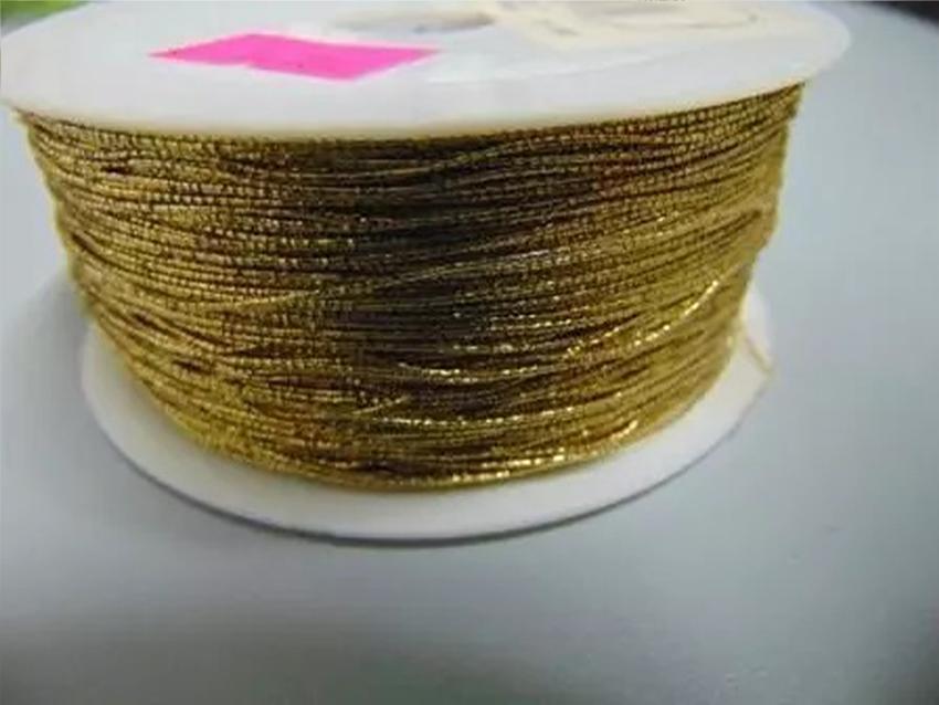 Nastro vergolina lurex mm.1 - Sconti per Fioristi e Aziende - Rotolo mt.100 oro e argento