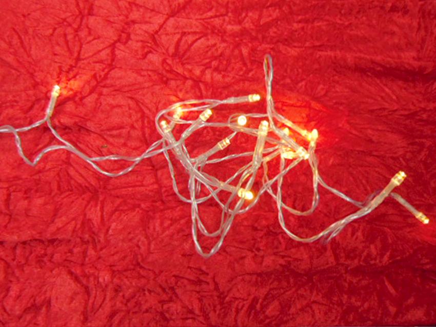 Filo 30 Micro Led da mt 3 - Sconti per Fioristi e Aziende - a batteria luce calda