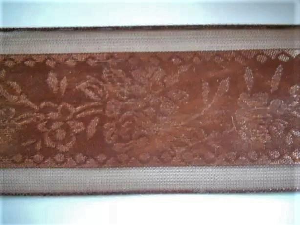 Nastro Organza Intarsio H 55 - Sconti per Fioristi e Aziende - Rotolo da 10 metri
